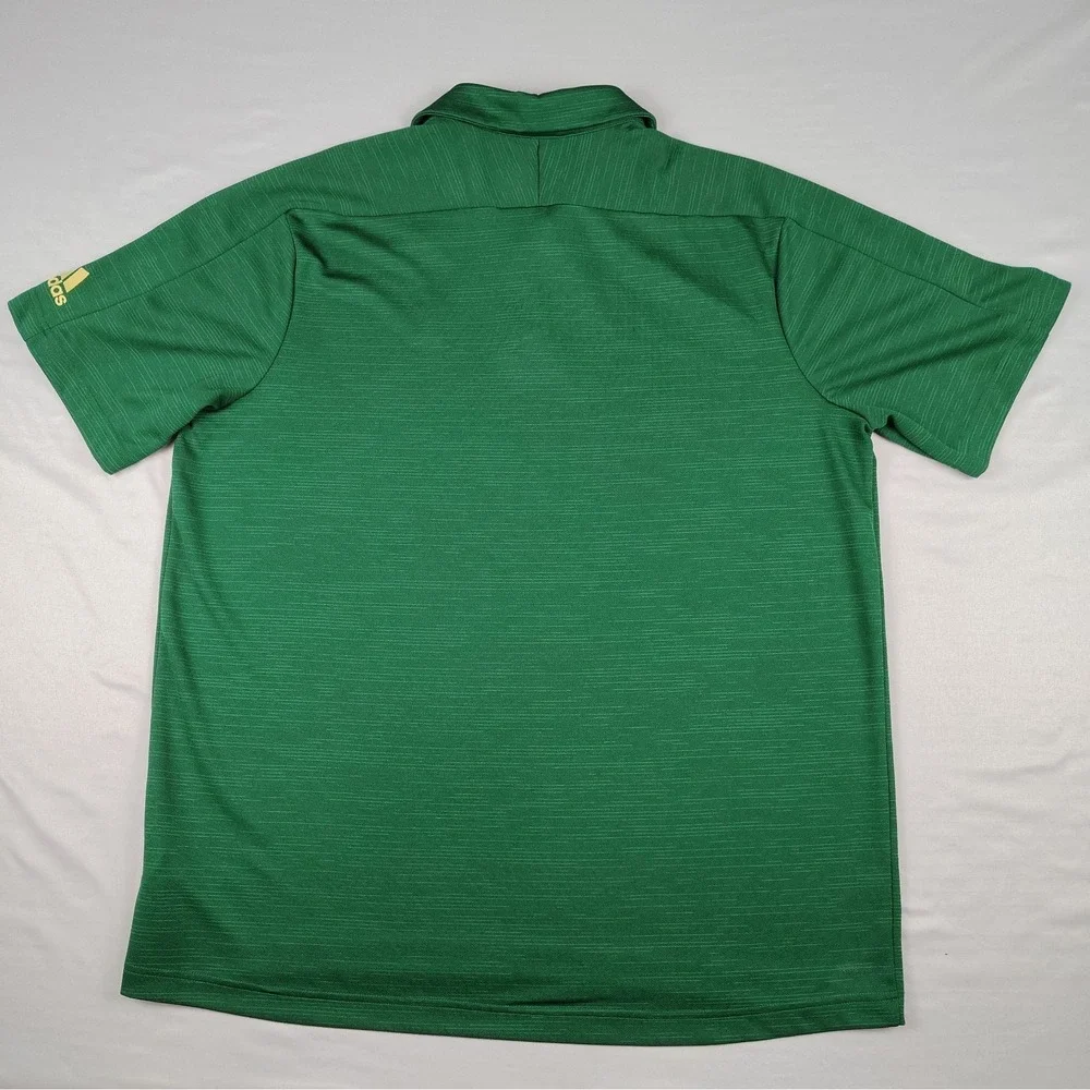 Adidas USF Bulls Polo Shirt Men's XL Green South Florida Golf Performance NCAA